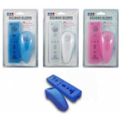 Guscio in silicone wii remote e nunchuk